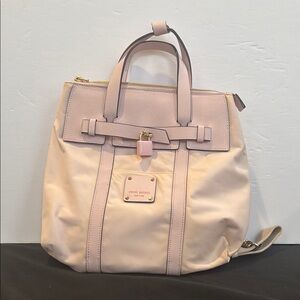 Henri Bendel Jetsetter Convertible Backpack Light Pink